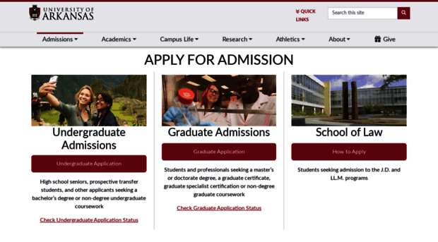 application.uark.edu