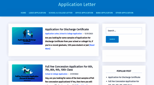 applicationletter.in