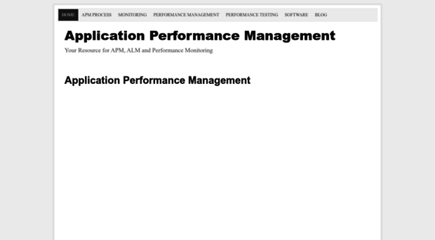 applicationperformancemanagement.org