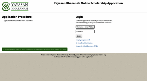 applicationportal.yayasankhazanah.com.my