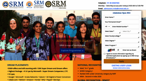 applications.srmist.edu.in