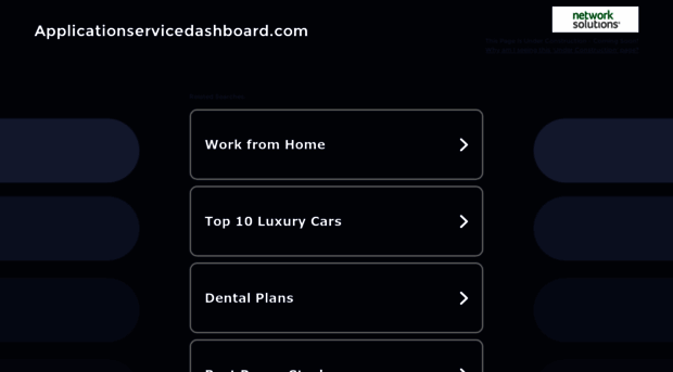 applicationservicedashboard.com