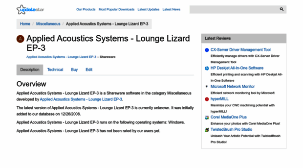 applied-acoustics-systems-lounge-lizard-ep-3.updatestar.com