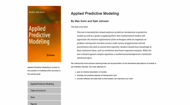 appliedpredictivemodeling.com