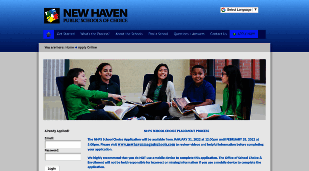 apply.newhavenmagnetschools.com