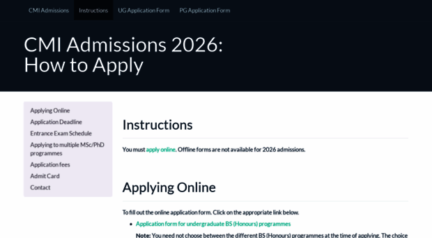apply2026.cmi.ac.in
