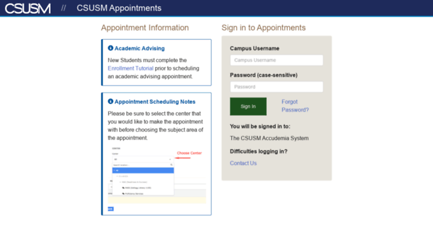 appointments.csusm.edu