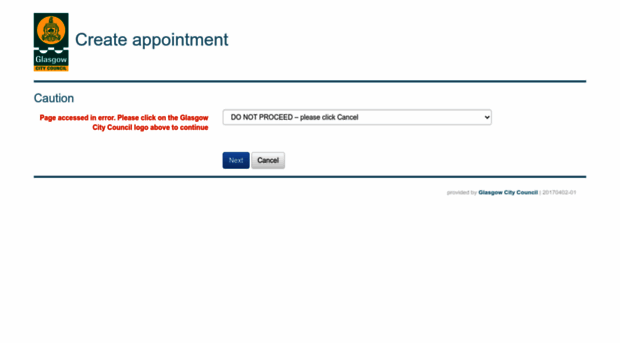 appointments.glasgow.gov.uk