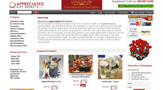 appreciatedgiftbaskets.com