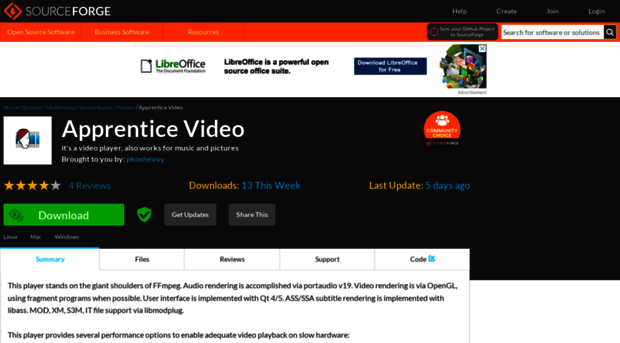 apprenticevideo.sourceforge.net