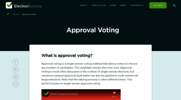 approvalvoting.org