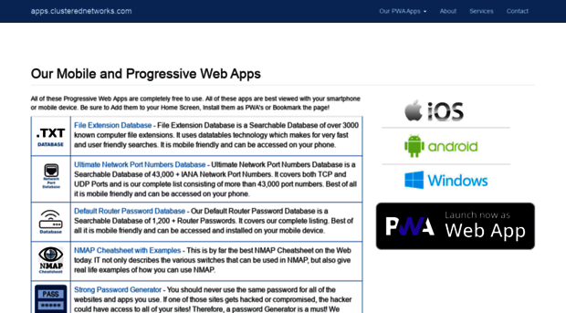 apps.clusterednetworks.com