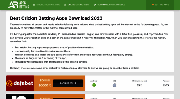 appsbetting.in