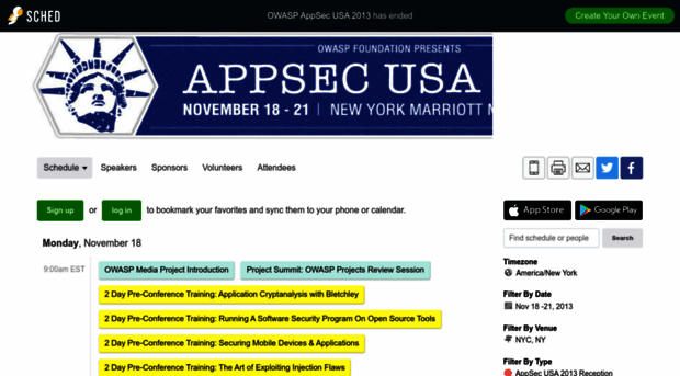 appsecusa2013.sched.org