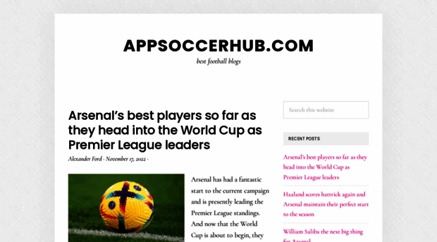 appsoccerhub.com