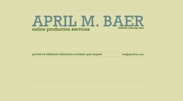 aprilbaer.com