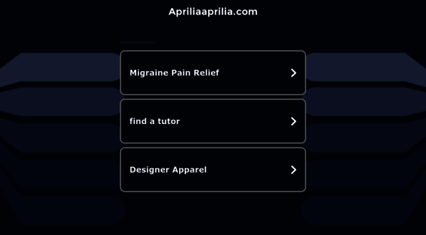 apriliaaprilia.com