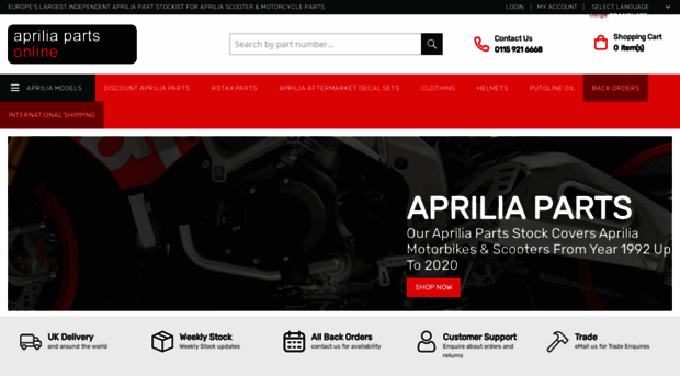 apriliapartsonline.co.uk