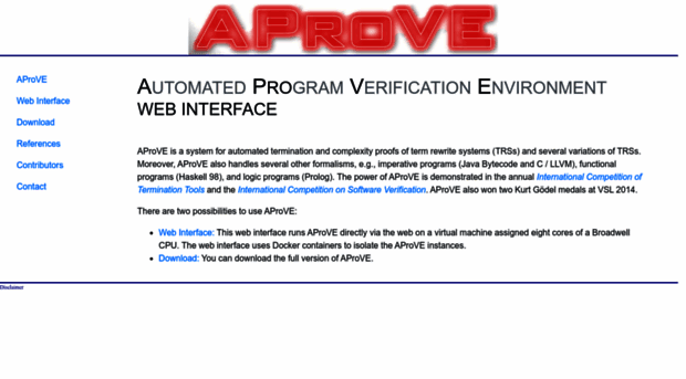 aprove.informatik.rwth-aachen.de