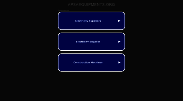 apsaequipments.org