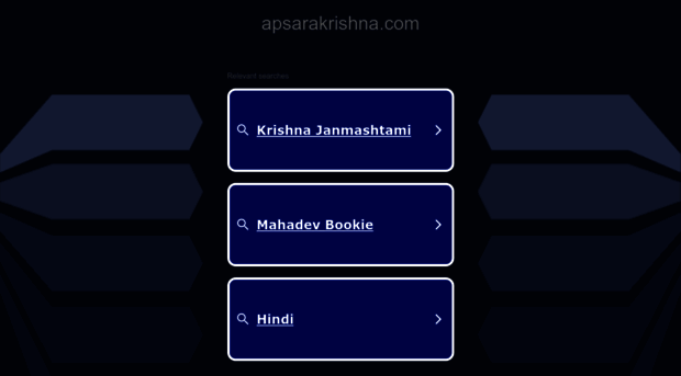 apsarakrishna.com