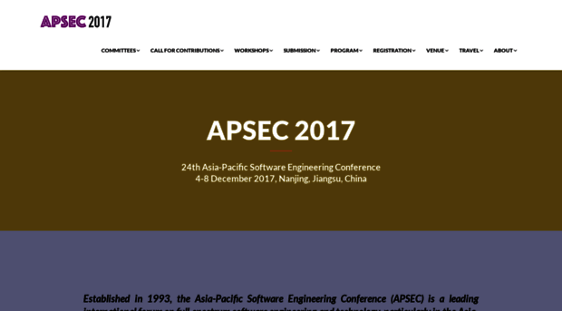 apsec2017.org