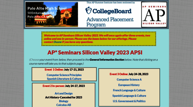 apseminars.com