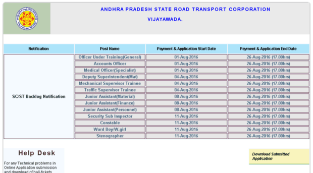 apsrtc.cgg.gov.in