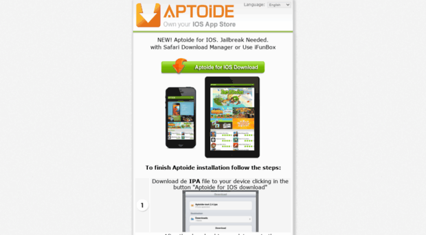 how to get aptoide on iphone