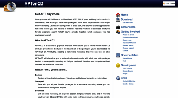 aptoncd.sourceforge.net