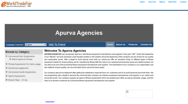 apurvaagencies.eworldtradefair.com