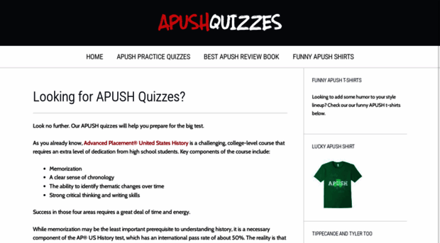 apushquizzes.com