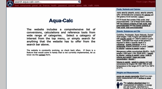 aqua-calc.com