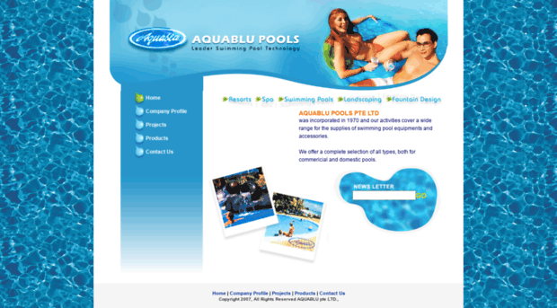 aquablupools.com