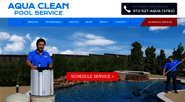 aquacleanpoolservice.com