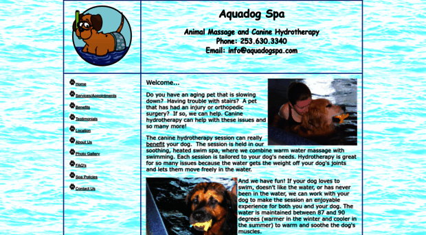 aquadogspa.com