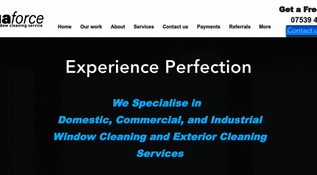 aquaforcewindowcleaning.com