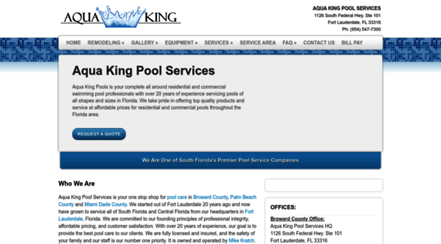 aquakingpoolservices.com