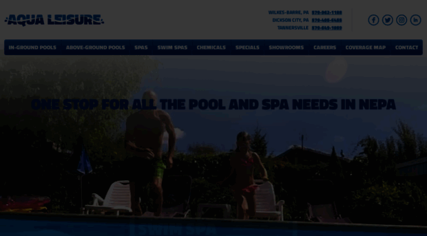 aqualeisurepoolsandspas.com