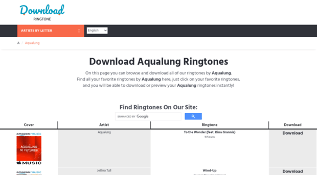 aqualung.download-ringtone.com