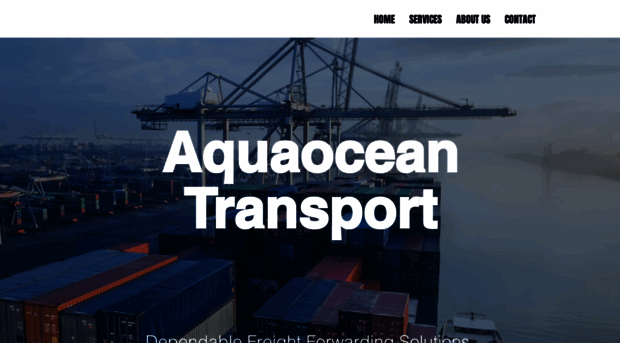 aquaoceantransport.com