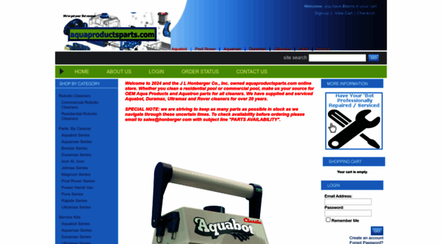 aquaproductsparts.com