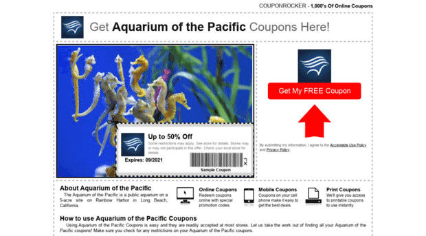 aquariumpacific.couponrocker.com