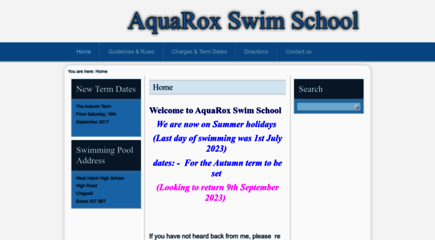 aquaroxswimschool.co.uk