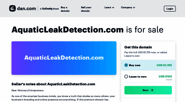 aquaticleakdetection.com