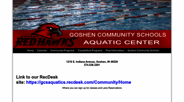 aquatics.goshenschools.org