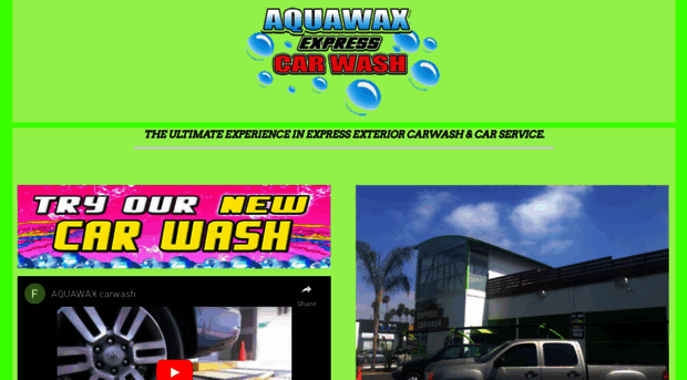 aquawaxcarwash.com