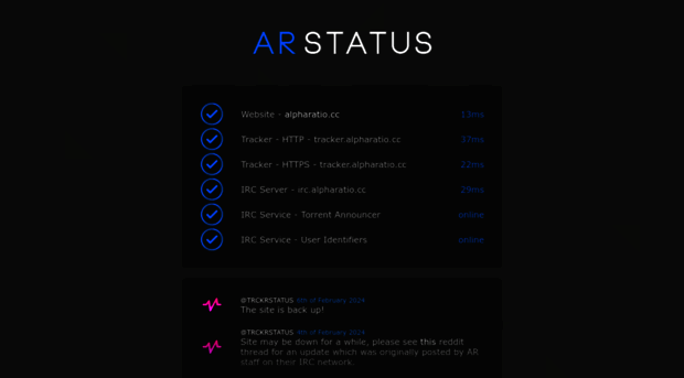 ar.trackerstatus.info