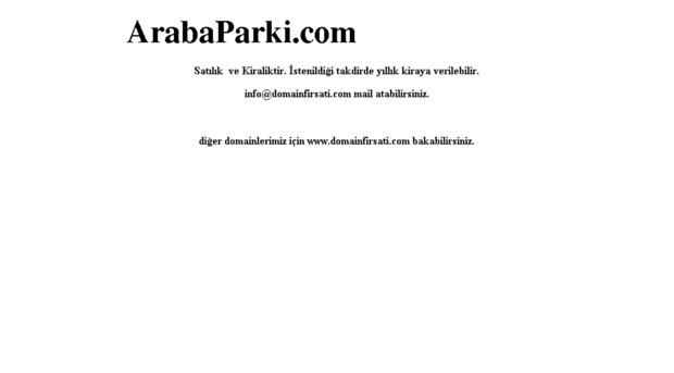 arabaparki.com