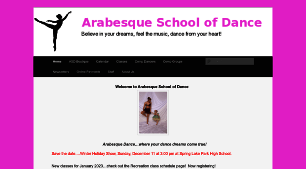 arabesquedanceschool.com